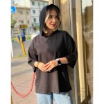 تیشرت کلاهدار باکسی (5184)