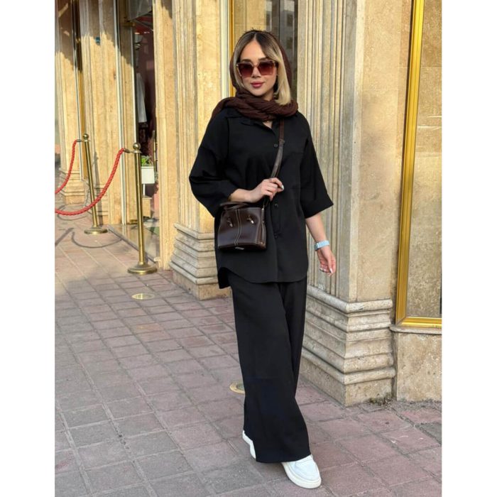 ست مشکی خنک صوفیا (5185) - Image 1