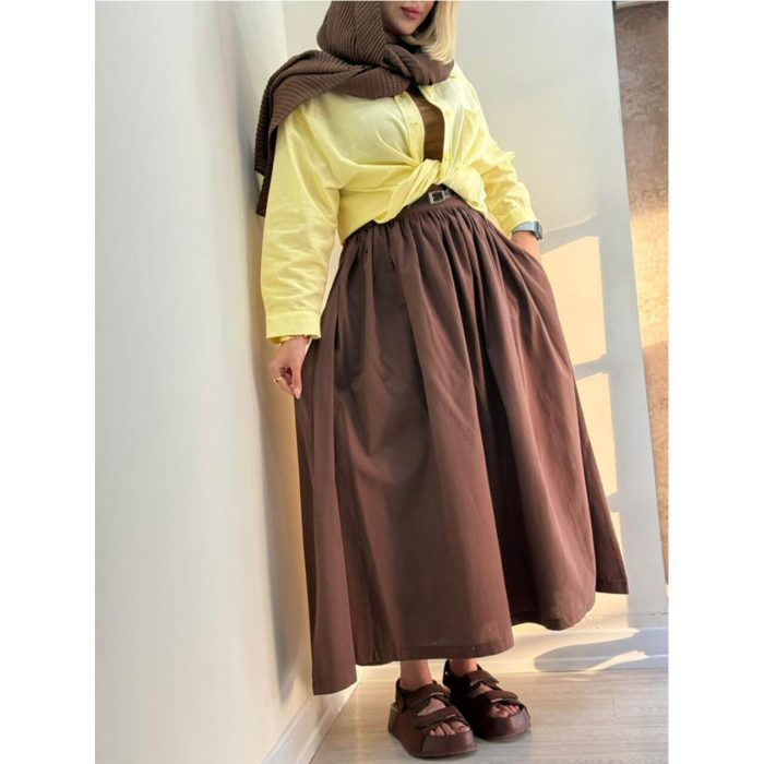 دامن تابستونی کتان