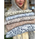 شال پلیسه نخی خنک ملورین