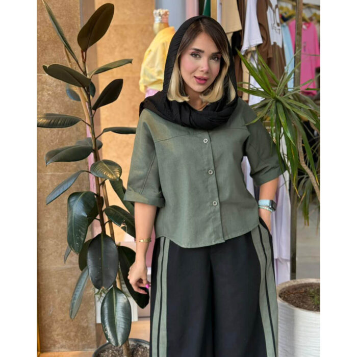 ست پارچه لینن خنک زنانه ملورین