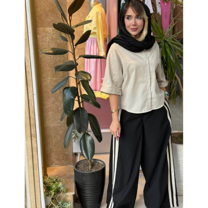 ست پارچه لینن خنک زنانه ملورین