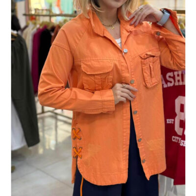 مانتو کتان بغل بندی زنانه