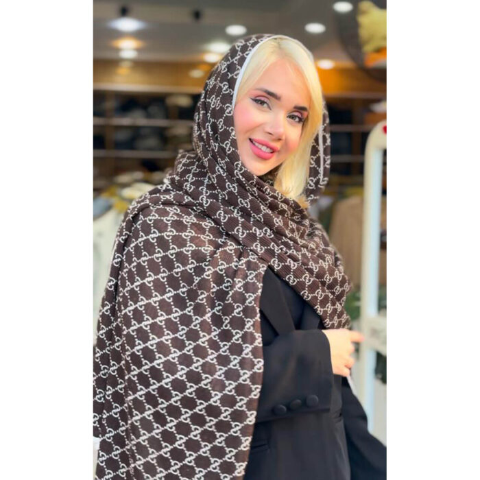 شال زنانه نخی طرح گوچی