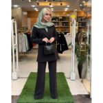 کت و شلوار مشکی زنانه مرکز خرید ملورین