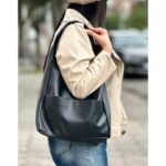 کیف چرم مصنوعی چرم مشکی