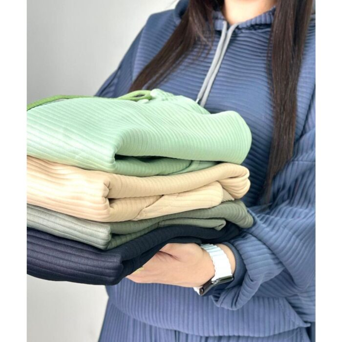 ست سوییشرت فیتیله کلاهدار