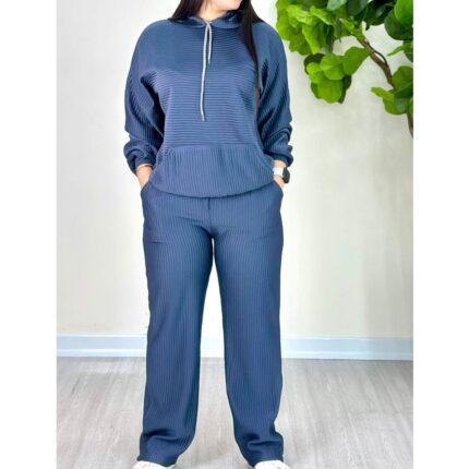 ست سوییشرت فیتیله کلاهدار