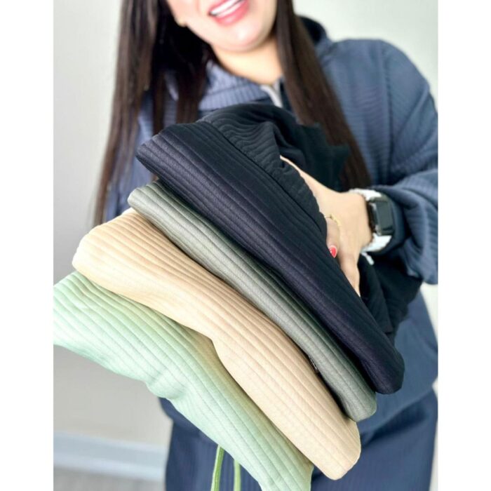 ست سوییشرت فیتیله کلاهدار