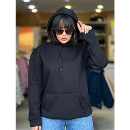 هودی دورس تو کرک ضخیم مشکی