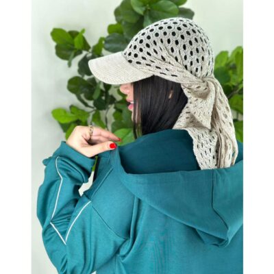 کلاه مکرومه تقابدار ملورین رشت