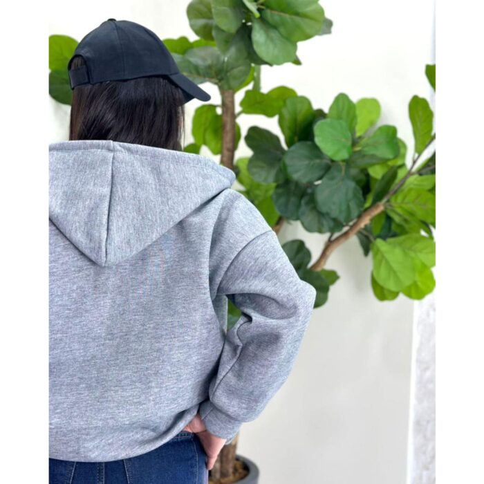 سوییشرت جلو باز زیپدار ملورین