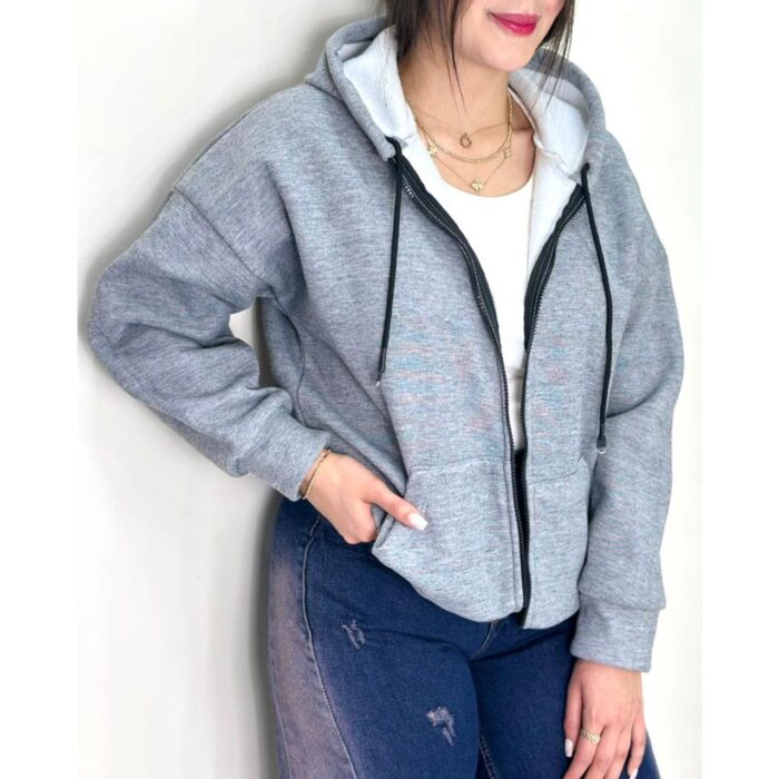 سوییشرت جلو باز زیپدار ملورین