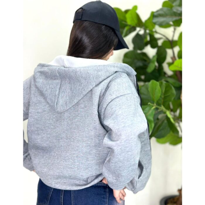 سوییشرت جلو باز زیپدار ملورین