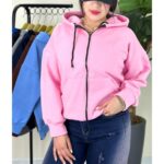 سوییشرت جلو باز زیپدار ملورین