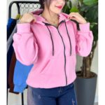 سوییشرت جلو باز زیپدار ملورین