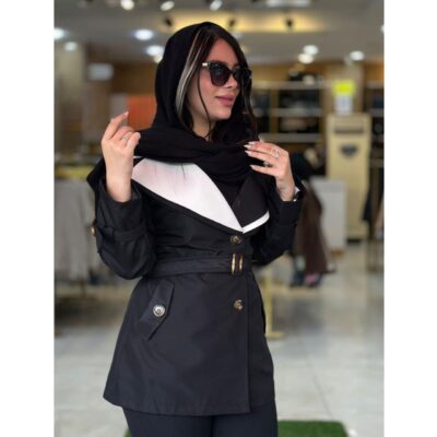 بارونی زنانه یقه دار مرکز خرید ملورین