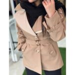 بارونی زنانه یقه دار مرکز خرید ملورین