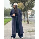 پالتو فوتر ضخیم بلند فوتر کوبیده