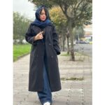 پالتو فوتر ضخیم بلند فوتر کوبیده