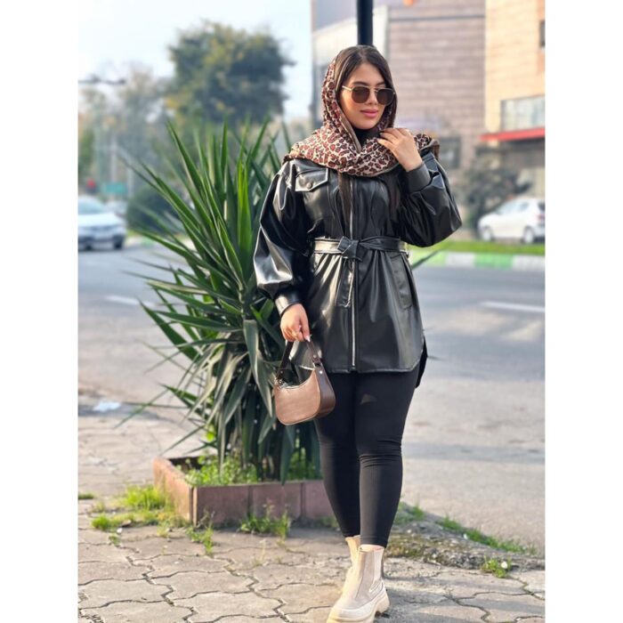 کت چرم دخترانه