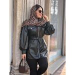 کت چرم دخترانه