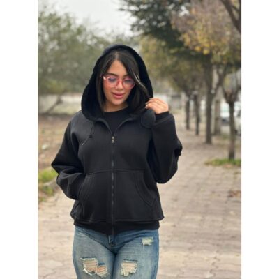 سوییشرت دورس جلو زیپ مرکز خرید ملورین