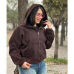 سوییشرت دورس جلو زیپ مرکز خرید ملورین