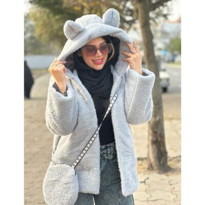 پالتو تدی دخترونه به همراه کیف ملورین