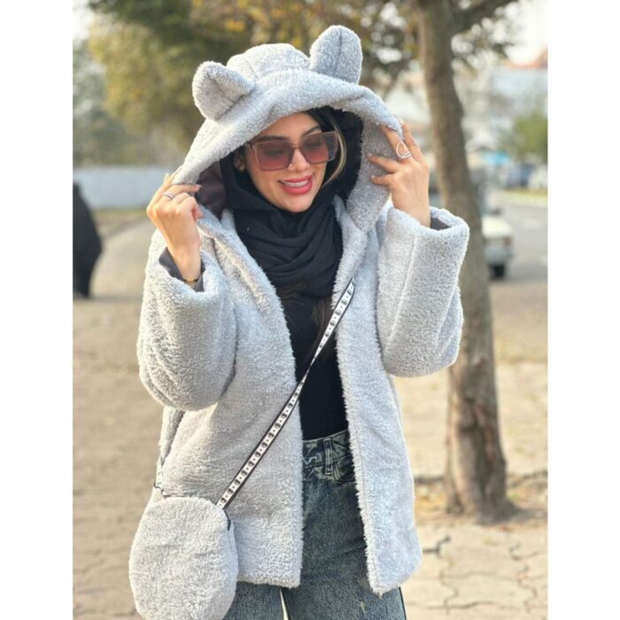 پالتو تدی دخترونه به همراه کیف ملورین