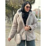 پالتو تدی دخترونه به همراه کیف ملورین