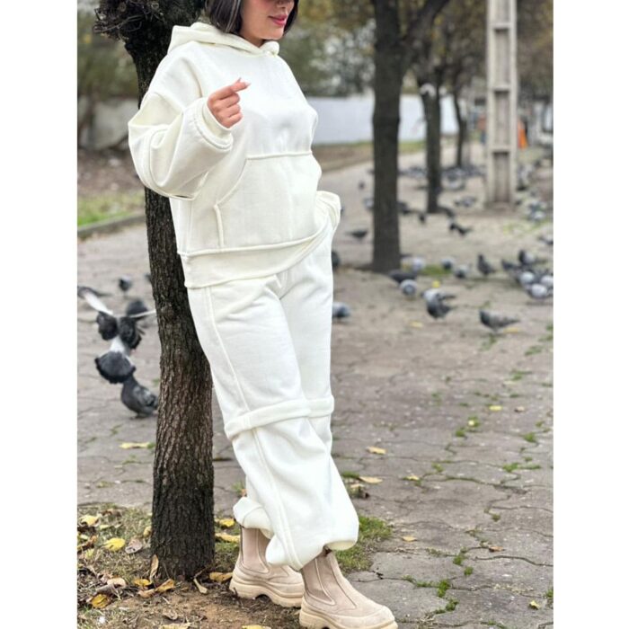 ست هوی شلوار دورس ضخیم