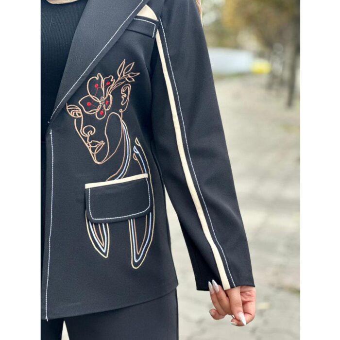 کت گلدوزی مجلسی زنانه