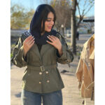 بارونی دکمه طلایی دخترونه