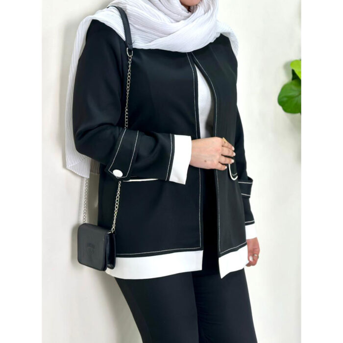 کت و شلوار پایین سفید (3678) - Image 2