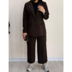 کت و شلوار واید مدل کاملیا (5906) - Image 2